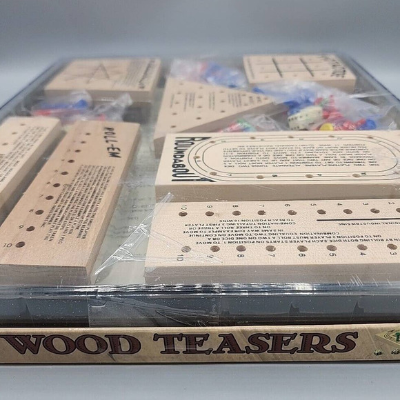 Wood Teasers Games Rollout Insanity Mind Magic Etc 7 Games Cardinal Industries - Picture 7 of 10